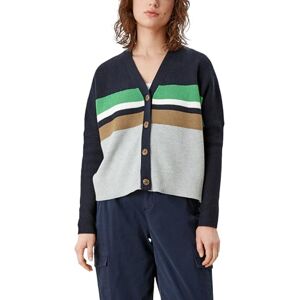 s.Oliver Women's 120.10.202.17.150.2109711 jacka långärmad, marinblå knit, S s.Oliver Women's 120.10.202.17.150.2109711 jacka långärmad, marinblå knit, S