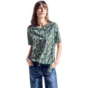 Cecil dam-t-shirt med mönster, Stark khaki, XS Cecil dam-t-shirt med mönster, Stark khaki, XS