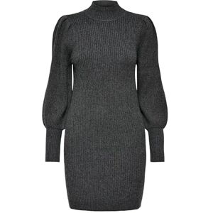 ONLY dam klänning Onlkatia L/S Dress Knt Noos, Mörkgrå melange, L ONLY dam klänning Onlkatia L/S Dress Knt Noos, Mörkgrå melange, L