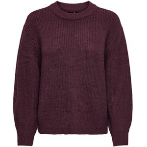 ONLY Onlmilouz Ls Rib tröja KNT Nca, dekadent choklad, L ONLY Onlmilouz Ls Rib tröja KNT Nca, dekadent choklad, L