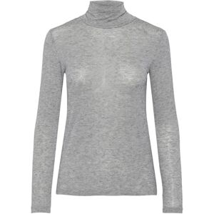 YAS WOOLA LS HIGH NECK TOPP NOOS, Medium grå melerad, M YAS WOOLA LS HIGH NECK TOPP NOOS, Medium grå melerad, M