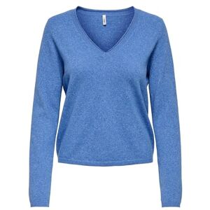 ONLY Onlloyal Life LS V-Neck Pullover Knt Nca V-ringad, Utomlandsblå, M Dam, Blå utomlands, M ONLY Onlloyal Life LS V-Neck Pullover Knt Nca V-ringad, Utomlandsblå, M Dam, Blå utomlands, M