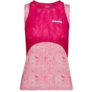 Diadora dam, R. Fit Tank-topp rosa, XS ytterplagg Diadora dam, R. Fit Tank-topp rosa, XS ytterplagg