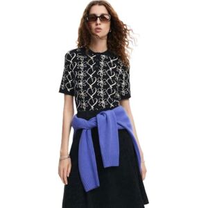 Desigual TS_COEURS_Lacroix, 2000, XS, svart, XS Desigual TS_COEURS_Lacroix, 2000, XS, svart, XS