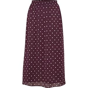 KAFFE dam Midi Skirt hög midja A-linje tryckt, Winetasting/sandprick tryck, 42 KAFFE dam Midi Skirt hög midja A-linje tryckt, Winetasting/sandprick tryck, 42