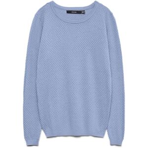 VERO MODA Vmcare Structure Ls O-Neck Blou Noos, Brunnera Blue, S VERO MODA Vmcare Structure Ls O-Neck Blou Noos, Brunnera Blue, S