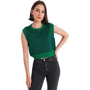 Trendyol TWOAW23SV00080/Yeşil Sweater, grön, M, Grön, M Trendyol TWOAW23SV00080/Yeşil Sweater, grön, M, Grön, M