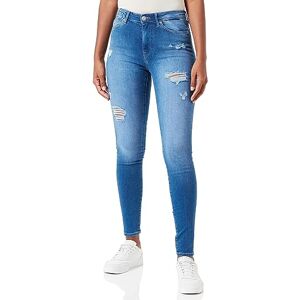 ONLY Damjeans Onlforever High Sk av DNM-jeans, Mellanblå denim, (L) W x 32L ONLY Damjeans Onlforever High Sk av DNM-jeans, Mellanblå denim, (L) W x 32L