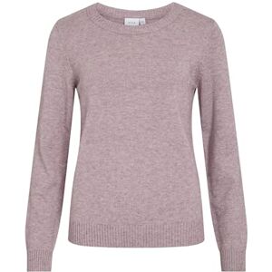 Vila Viril O-Neck L/S stickad topp – Noos, toadstool, M Vila Viril O-Neck L/S stickad topp – Noos, toadstool, M