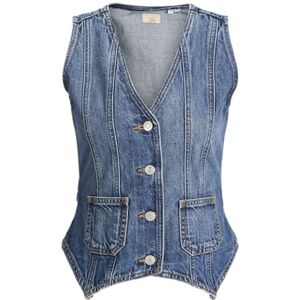 JJXX JACK & JONES Jxfaiza denim väst R283 Dnm, Mellanblå denim, S JJXX JACK & JONES Jxfaiza denim väst R283 Dnm, Mellanblå denim, S