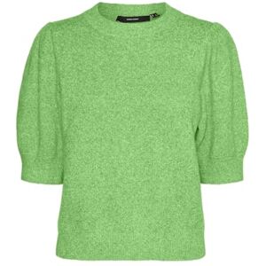 VERO MODA VMDOFFY 2/4 O-hals tröja GA NOOS, Sommargrön/detalj: melerad, M VERO MODA VMDOFFY 2/4 O-hals tröja GA NOOS, Sommargrön/detalj: melerad, M