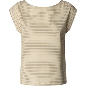 Pepe Jeans Alex t-shirt för kvinnor, Vit (mousse vit), L Pepe Jeans Alex t-shirt för kvinnor, Vit (mousse vit), L
