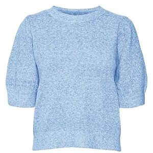 VERO MODA Kvinnors VMDOFFY 2/4 O-hals GA NOOS tröja, liten pojke blå/detalj: melange, XS, Liten pojke blå/detaljer: melerad, XS VERO MODA Kvinnors VMDOFFY 2/4 O-hals GA NOOS tröja, liten pojke blå/detalj: melange, XS, Liten pojke blå/detaljer: melerad, XS