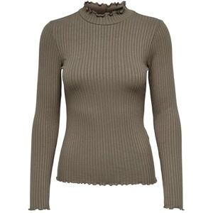 JDY fransiska L/S hög hals topp JRS Noos långärmad tröja, BRUN, XXS JDY fransiska L/S hög hals topp JRS Noos långärmad tröja, BRUN, XXS