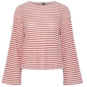 PIECES dam Pcmanilla Ls O-hals topp mm långärmad tröja, Cloud Dancer/Stripes: klubba, XL PIECES dam Pcmanilla Ls O-hals topp mm långärmad tröja, Cloud Dancer/Stripes: klubba, XL