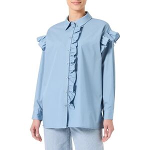 PIECES Pcflo Ls skjorta, Blekt denim, M PIECES Pcflo Ls skjorta, Blekt denim, M