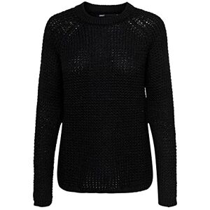 ONLY Kvinnors onLCARMEN L/S structure KNT tröja tröja, svart/detalj: W. Gun Metal Metalolic, M (förpackning med 4) ONLY Kvinnors onLCARMEN L/S structure KNT tröja tröja, svart/detalj: W. Gun Metal Metalolic, M (förpackning med 4)