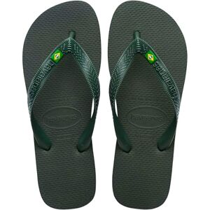 Havaianas Top Brasil, Bequeme, Robuste und Leichte Badelatschen, mit Rutschfesten Sohlen, Brasilien-Flagge auf den Riemen, Unisex vuxen, Grön oliv, 37/38 EU Havaianas Top Brasil, Bequeme, Robuste und Leichte Badelatschen, mit Rutschfesten Sohlen, Brasilien-Flagge auf den Riemen, Unisex vuxen, Grön oliv, 37/38 EU