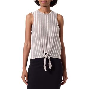 VERO MODA dam Vmlana Sl Crop JRS Ga Top, Månkjol/ränder: vit, M VERO MODA dam Vmlana Sl Crop JRS Ga Top, Månkjol/ränder: vit, M
