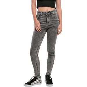 Urban Classics Dam hög midja skinny byxor jeans Urban Classics Dam hög midja skinny byxor jeans