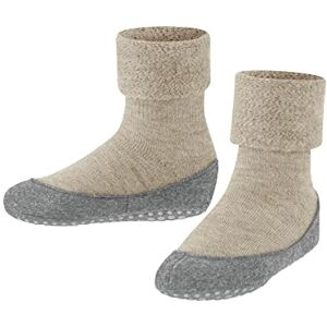 FALKE Unisex barn Cosyshoe ny ull halkfria noppor HP tofflor strumpor, beige (Sand Mel. 4651), 21–22, Beige sand Mel 4651 FALKE Unisex barn Cosyshoe ny ull halkfria noppor HP tofflor strumpor, beige (Sand Mel. 4651), 21–22, Beige sand Mel 4651