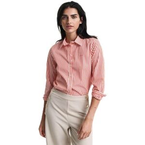 GANT REG Classic POPLIN randig skjorta, Marled Red, 42 GANT REG Classic POPLIN randig skjorta, Marled Red, 42