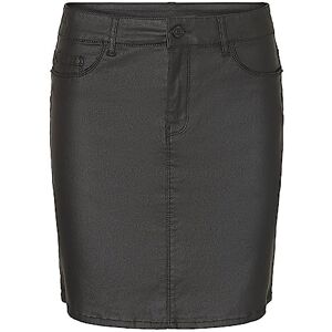 VERO MODA Damer Vmseven Mr Short Coated Skirt Ptt Noos PU Rock, svart, XL petite VERO MODA Damer Vmseven Mr Short Coated Skirt Ptt Noos PU Rock, svart, XL petite