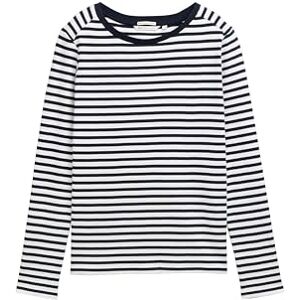 TOM TAILOR Denim dam långärmad T-shirt, 25924 – marinblå vit randig, L TOM TAILOR Denim dam långärmad T-shirt, 25924 – marinblå vit randig, L