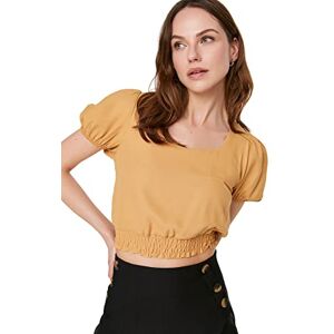 Trendyol Dam beige skördeblus. Blus, 34 Trendyol Dam beige skördeblus. Blus, 34