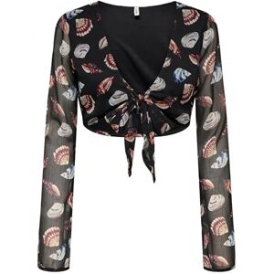 ONLY Onlasta Life L/S slips top WVN, svart, XL ONLY Onlasta Life L/S slips top WVN, svart, XL