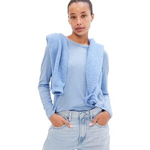 GAP Dam Foreversoft långärmad T-shirt med rund hals, Vindblå, XXL GAP Dam Foreversoft långärmad T-shirt med rund hals, Vindblå, XXL
