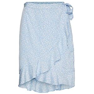 VERO MODA Dam Vmhenna omlottkjol Ga Noos, Blå klocka/Aop: mini Henna Vic Aop, S VERO MODA Dam Vmhenna omlottkjol Ga Noos, Blå klocka/Aop: mini Henna Vic Aop, S