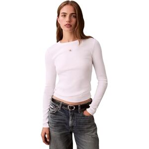 Calvin dam LS vävd etikett 2 x 2 ribbad crew top LV047E205G andra toppar, vit (lysande vit), XL, Vit (lysande vit), XL Calvin dam LS vävd etikett 2 x 2 ribbad crew top LV047E205G andra toppar, vit (lysande vit), XL, Vit (lysande vit), XL