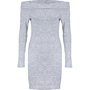 Trendyol Dam midi bodycon rund hals tröja klänning, GRÅ, 38 Trendyol Dam midi bodycon rund hals tröja klänning, GRÅ, 38