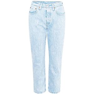 Levi's dam 501® Crop Cropped Fit Jeans, Blauw patroon., 26W / 26L Levi's dam 501® Crop Cropped Fit Jeans, Blauw patroon., 26W / 26L