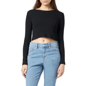Trendyol Dam randig långa ärmar smal blus blus, svart, M Trendyol Dam randig långa ärmar smal blus blus, svart, M