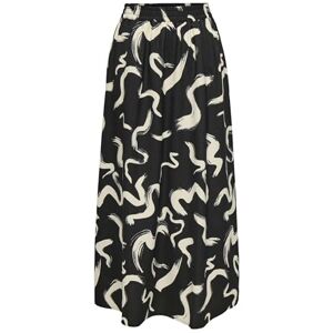 ONLY Onlnova Life Elite Jamilla Skirt AOP Rock, svart, XS ONLY Onlnova Life Elite Jamilla Skirt AOP Rock, svart, XS