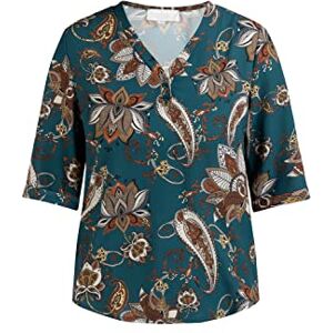 OCY Damskjorta blus 10125653-OC01, petrol flerfärgad, XL, Flerfärgad bensin, XL OCY Damskjorta blus 10125653-OC01, petrol flerfärgad, XL, Flerfärgad bensin, XL