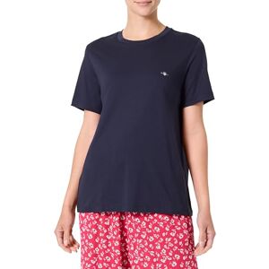 GANT T-shirt med tryck för kvinnor, Kvällsblå, M GANT T-shirt med tryck för kvinnor, Kvällsblå, M