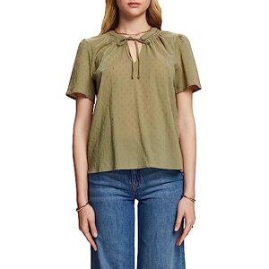 ESPRIT Dam 063EE1F303 blus, 345/LIGHT kaki, XXS, 345/lätt kaki, XXS ESPRIT Dam 063EE1F303 blus, 345/LIGHT kaki, XXS, 345/lätt kaki, XXS
