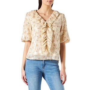Cream Crangelica blus för kvinnor, vintage trädgårdspaljett, 12 (M) Cream Crangelica blus för kvinnor, vintage trädgårdspaljett, 12 (M)