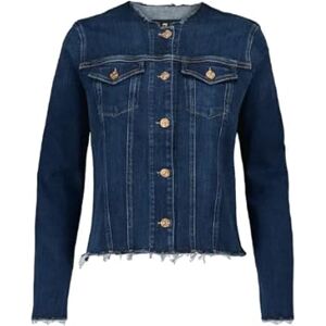 7 For All Mankind Denim Jacket Slim Illusion Eloquent Jacka Dam, Mörkblå, XS stor 7 For All Mankind Denim Jacket Slim Illusion Eloquent Jacka Dam, Mörkblå, XS stor