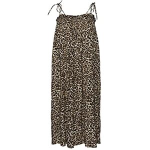 PIECES PCGLINDA Strap Dress SWW, Chikory kaffe/ap: leo, S PIECES PCGLINDA Strap Dress SWW, Chikory kaffe/ap: leo, S