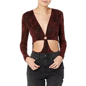 Desigual Dam Body Blouse, röd, XL Desigual Dam Body Blouse, röd, XL