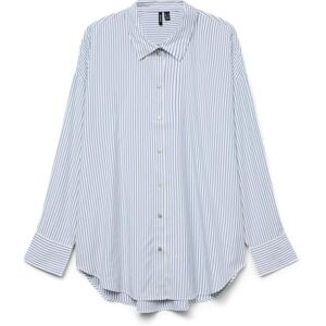 VERO MODA Vmnora Ls Oversize Shirt WVN Ga Noos, Ljus vit, XS VERO MODA Vmnora Ls Oversize Shirt WVN Ga Noos, Ljus vit, XS