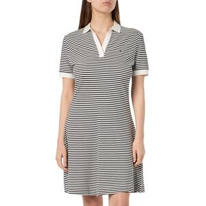 Tommy Hilfiger dam pikéklänning kortärmad, Vit (Breton Ecru/Desert Sky), XXL Tommy Hilfiger dam pikéklänning kortärmad, Vit (Breton Ecru/Desert Sky), XXL