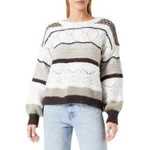 ONLY Onladina Life L/S KNT Noos tröja, Beige, M ONLY Onladina Life L/S KNT Noos tröja, Beige, M