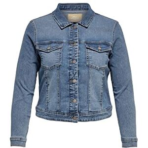 ONLY Carmakoma Women's CARWESPA LS jacka DNM NOOS jeansjacka, ljusblå denim, 46 ONLY Carmakoma Women's CARWESPA LS jacka DNM NOOS jeansjacka, ljusblå denim, 46