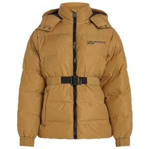 KARL LAGERFELD JEANS , Dam, Bälted Puffer, Regular Fit, Brun, L KARL LAGERFELD JEANS , Dam, Bälted Puffer, Regular Fit, Brun, L