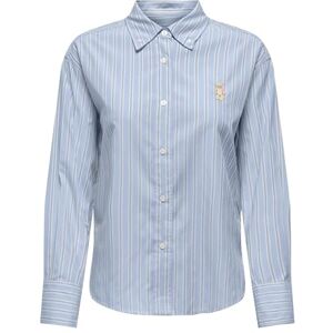 ONLY Onlelara L/S Emb Shirt WVN, Kashmirblå, XS ONLY Onlelara L/S Emb Shirt WVN, Kashmirblå, XS